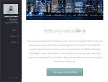 Tablet Screenshot of aminlakhani.com